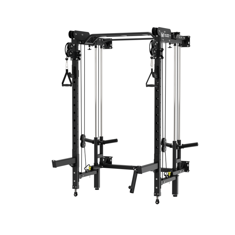Major Fitness F35 All-In-One Home Gym Wall-Mount Folding Power Rack