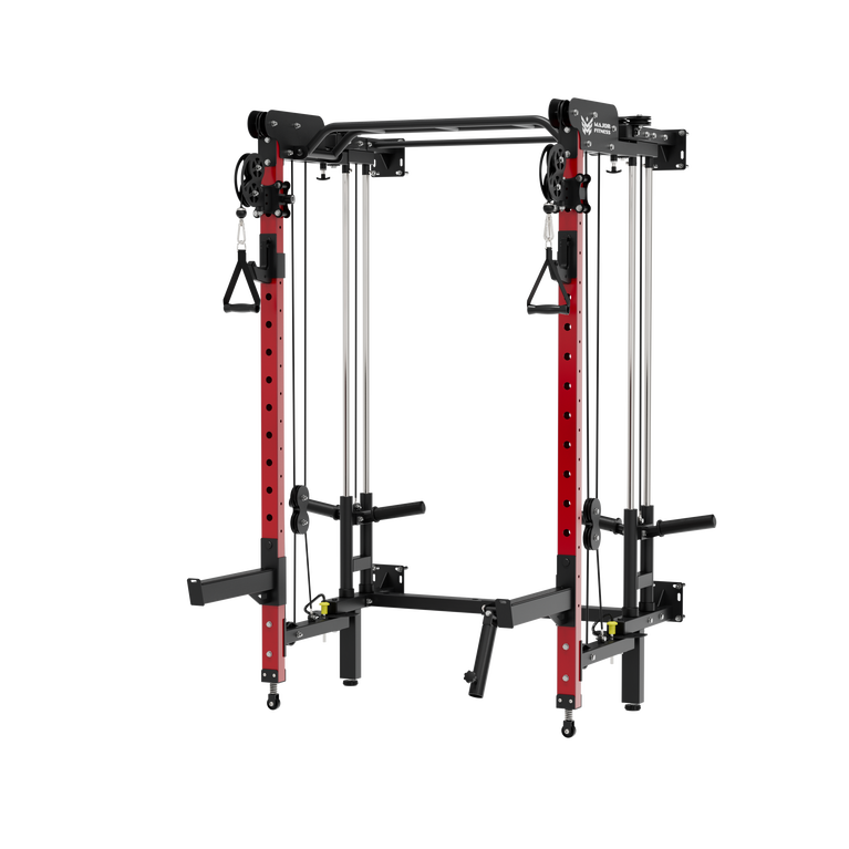 Major Fitness F35 All-In-One Home Gym Wall-Mount Folding Power Rack
