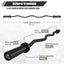 Major Fitness 122CM Olympic EZ Curl Barbell