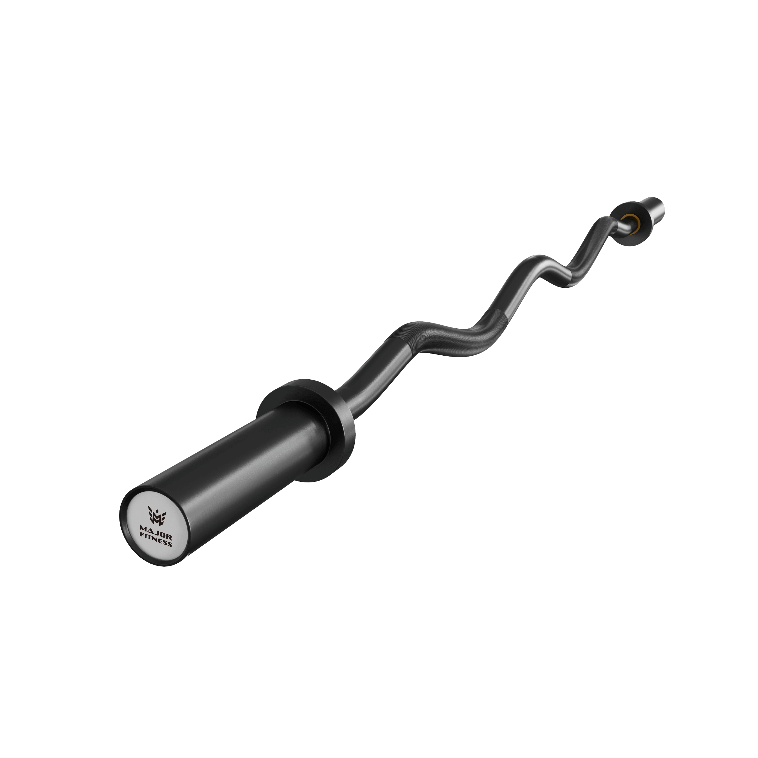 EZ Bar Curl Bar for Weights Major Fitness - Main Image
