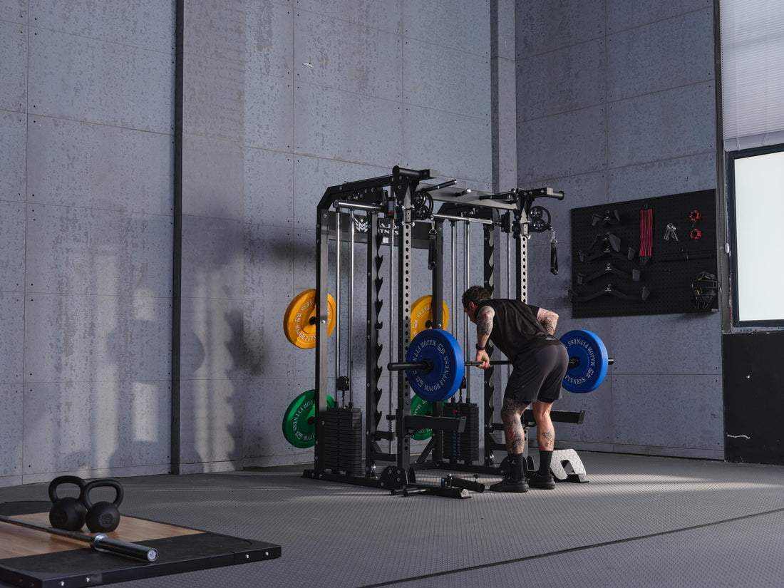 A man doing Barbell Row with proper form