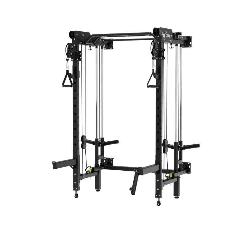 Major Fitness Lightning F35 Folding Power Rack All-In-One Home Gym