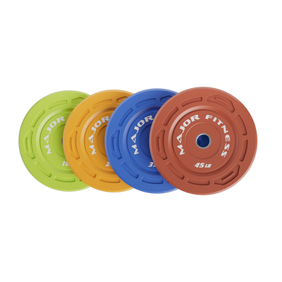 Major Fitness Color Grip Low Bounce Bumper Plates