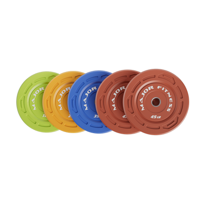 Major Fitness Color Grip Low Bounce Bumper Plates