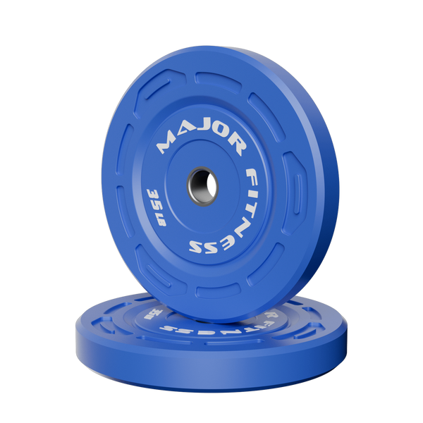 Major Fitness Color Grip Low Bounce Bumper Plates
