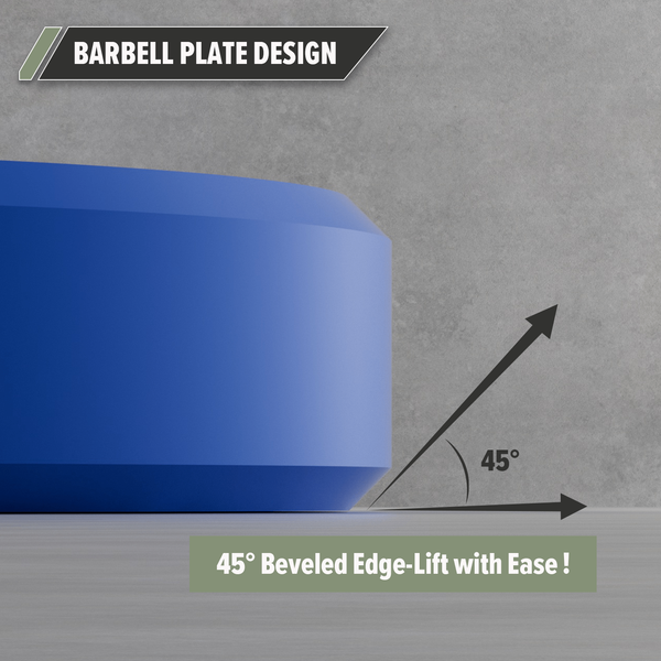 Major Fitness Color Grip Low Bounce Bumper Plates
