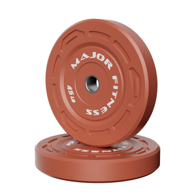 Major Fitness Color Grip Low Bounce Bumper Plates