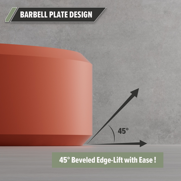 Major Fitness Color Grip Low Bounce Bumper Plates
