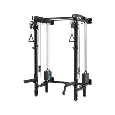 Major Fitness F35 All-In-One Home Gym Wall-Mount Folding Power Rack