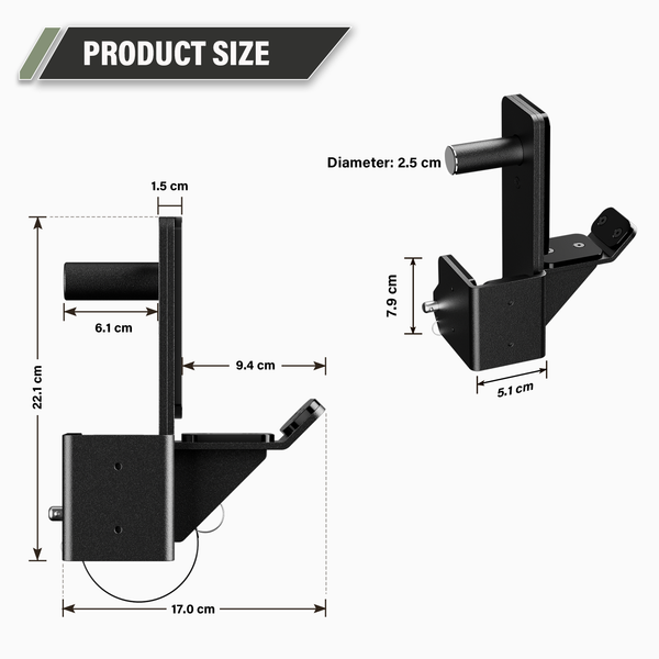 Major Fitness Heritage Series J-Hooks