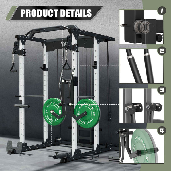 The Major Fitness shoulder lateral raise offers a multi-angle track and is quick and easy to install.